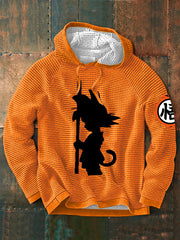 Men's Dragon Ball Casual Waffle Sweatshirt