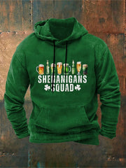 Men's St. Patrick's Day Shenanigans Squad Printed Hoodie