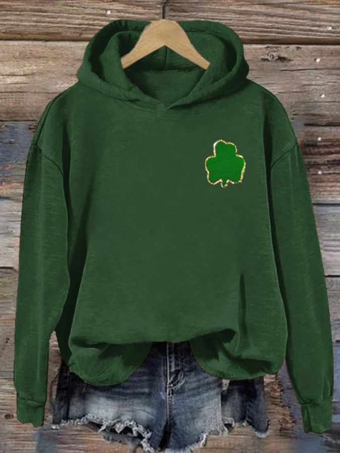 Women's St. Patrick Print Hoodie