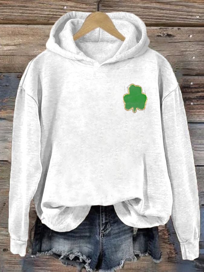 Women's St. Patrick Print Hoodie