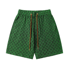 Green All Over Print Shorts
