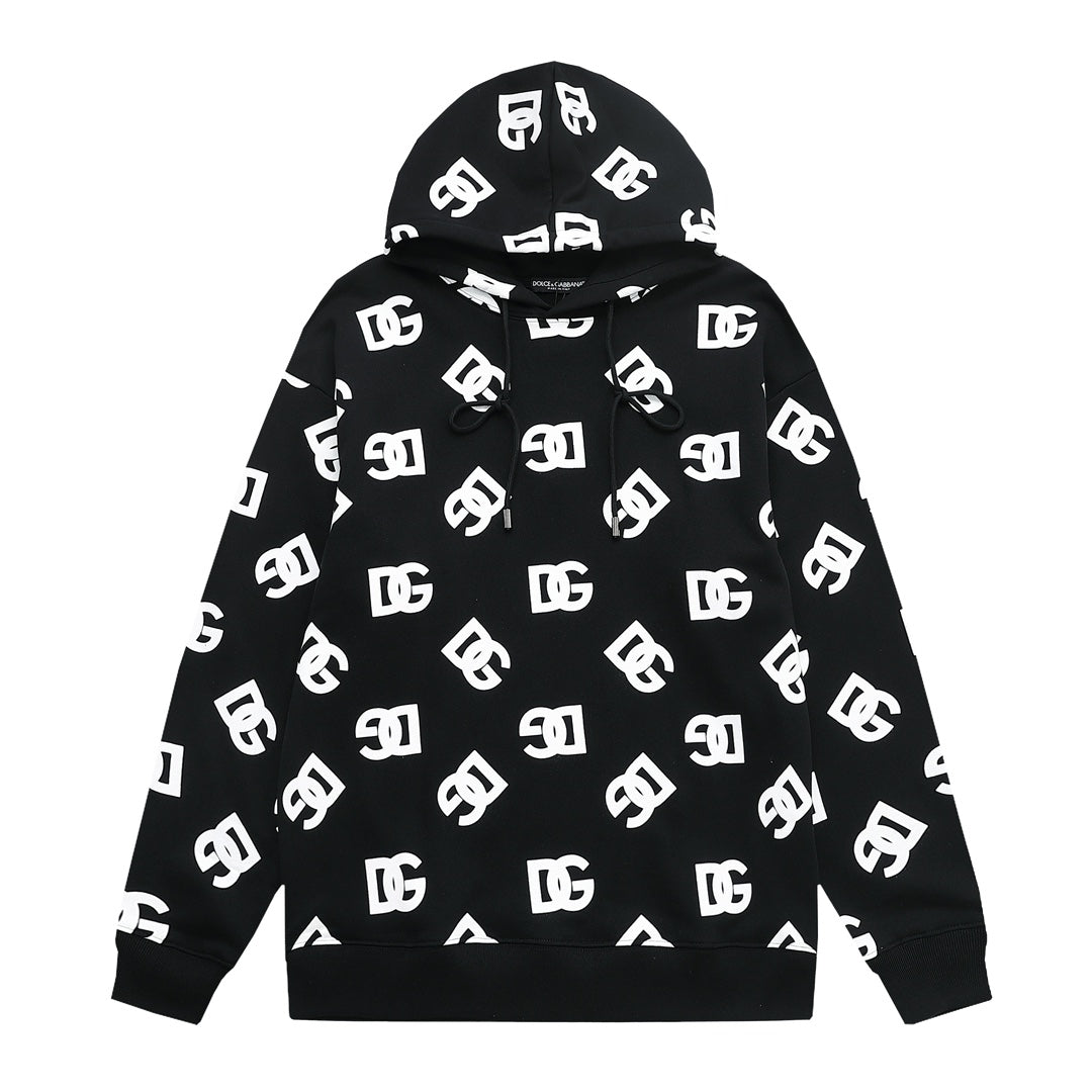 Letters All Over Print Hoodie