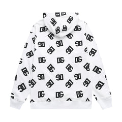 Letters All Over Print Hoodie